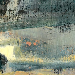 Sussex Downs Winter Skyscape I detail, 40cm x 40cm, oil on canvas Saatchi Art 2016 Curation Feature