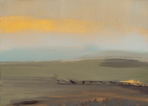South Downs Landscape Panorama I -2019', 20cm x 30cm (8in x 12in) oil on archival paper, The Artbuyer, SOLD