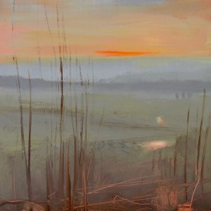 Panorama Winter Sun, oil on panel, 30cm, Cameron Contemporary, SOLD
