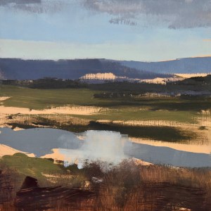 Winter Landscape Panorama, 30cm x 30cm (12in x 12in) oil on panel, £950