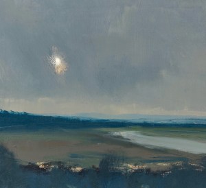 Mists Lift II, oil on canvas, 48cm x52 cm (19in x 20in) £1400, Framed