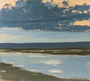 Wild Brooks Light Reflected, 104cm x 114cm, oil on canvas, £4000