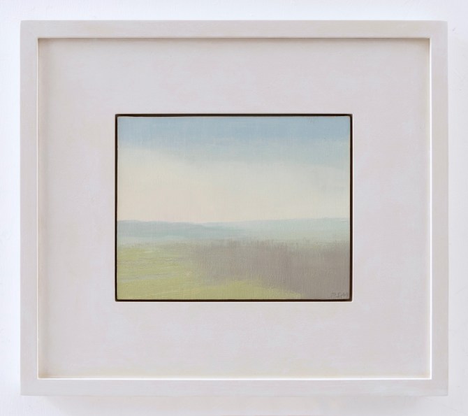 Spring Panorama II in frame, 20cm x 27cm, 44cm x 49cm framed, oil on panel, £975