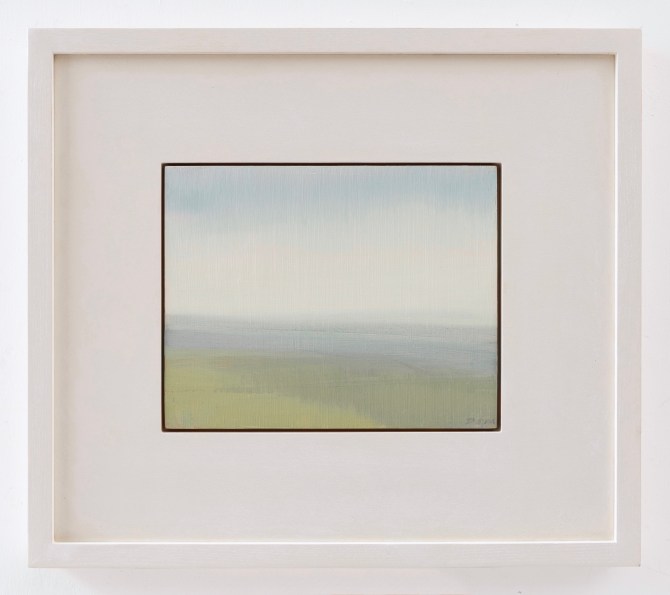 Spring Panorama in frame, 20cm x 27cm, 44cm x 49cm framed, oil on panel, £975